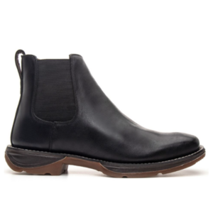 TEXANA NEGRO PICO CUADRADO CUERO HIDROFUGADO