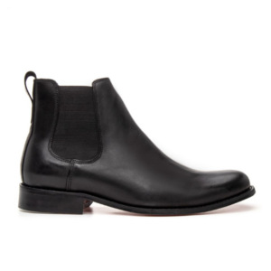 CHELSEA NEGRO CUERO NOBRE CON SUELA DE CUERO